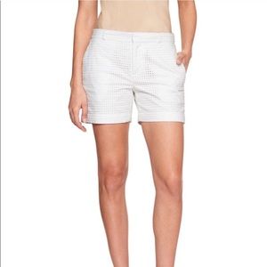 Hardly Worn Banana Republic Eyelet White Shorts